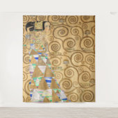 Gustav Klimt - Verwachting, Stoclet Frieze Wandkleed (Voorkant)