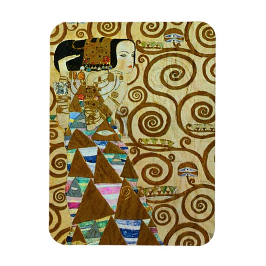 Gustav Klimt verwachtingsmagneten Magneet (Verticaal)