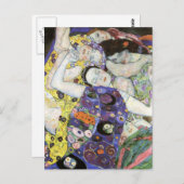 Gustav Klimt ~ Virgin Briefkaart (Voorkant / Achterkant)