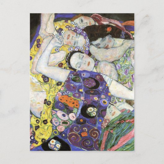 Gustav Klimt ~ Virgin Briefkaart (Voorkant)