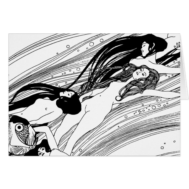 Gustav Klimt - Visbloed Surrealistische Japanse ku (Voorkant Horizontaal)