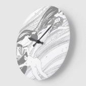 Gustav Klimt - Visbloed Surrealistische Japanse ku Grote Klok (Hoek)