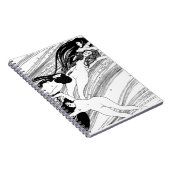 Gustav Klimt - Visbloed Surrealistische Japanse ku Notitieboek (Rechterzijde)