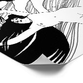 Gustav Klimt - Visbloed Surrealistische Japanse ku Poster (Hoek)