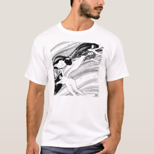 Gustav Klimt - Visbloed Surrealistische Japanse ku T-shirt