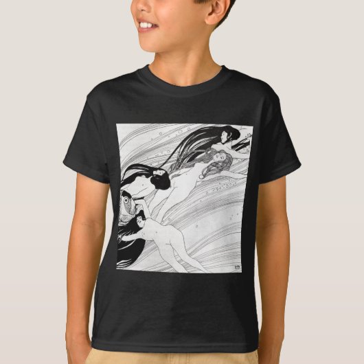 Gustav Klimt ~ Visbloed T-shirt (Voorkant)