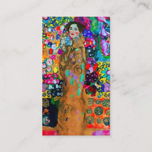 Gustav Klimt ~ Visitekaartje (Voorkant)
