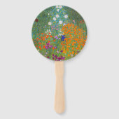 Gustav Klimt - Vloeibare Garden Hoekset Handwaaier (Achterkant)