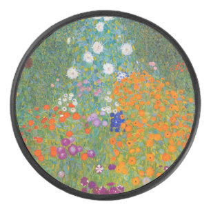 Gustav Klimt - Vloeibare Garden Hoekset Hockey Puck