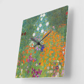 Gustav Klimt:Vloertuin Vierkante Klok (Hoek)