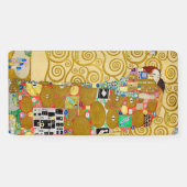 Gustav Klimt Voldending Nouveau Paar Spandoek (Horizontaal)