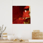 Gustav Klimt, VROUW IN EEN FAUTEUIL Poster (Keuken)