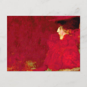 Gustav Klimt - Vrouw in een stoel Briefkaart