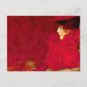 Gustav Klimt - Vrouw in een stoel Briefkaart (Voorkant)
