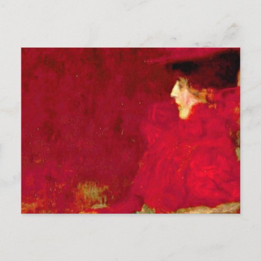 Gustav Klimt - Vrouw in een stoel Briefkaart (Voorkant)
