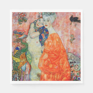 Gustav Klimt - Vrouwelijke Vrienden Servet
