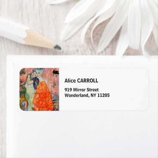 Gustav Klimt - Vrouwenvrienden Etiket (Insitu)