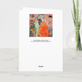 Gustav Klimt - Vrouwenvrienden Kaart (Achterkant)