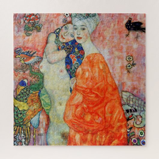 Gustav Klimt - Vrouwenvrienden Legpuzzel (Verticaal)