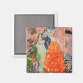 Gustav Klimt - Vrouwenvrienden Magneet (Voorkant / Achterkant)