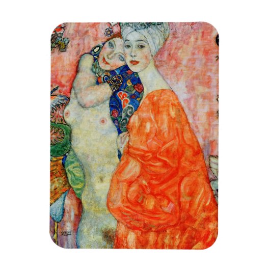 Gustav Klimt - Vrouwenvrienden Magneet (Verticaal)