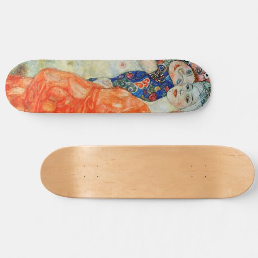 Gustav Klimt - Vrouwenvrienden Persoonlijk Skateboard (Horizontaal)