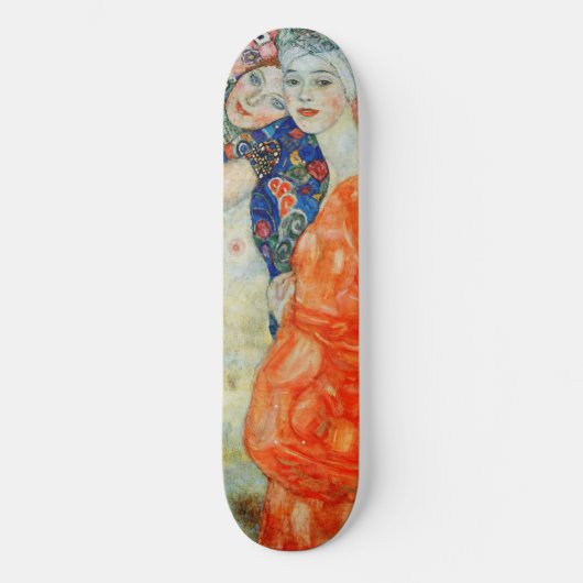 Gustav Klimt - Vrouwenvrienden Persoonlijk Skateboard (Voorkant)