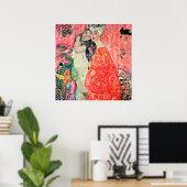 Gustav Klimt - Vrouwenvrienden Poster (Thuiskantoor)