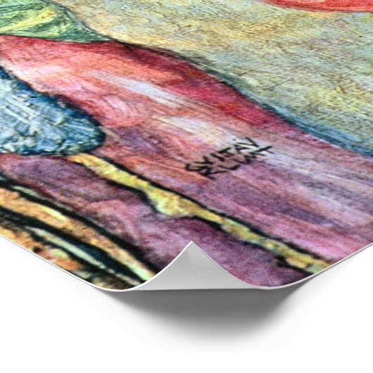 Gustav Klimt - Vrouwenvrienden Poster (Hoek)