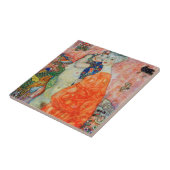 Gustav Klimt - Vrouwenvrienden Tegeltje (Zijkant)