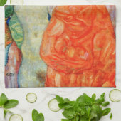 Gustav Klimt - Vrouwenvrienden Theedoek (Gevouwen)