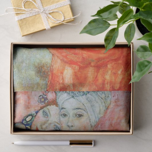 Gustav Klimt - Vrouwenvrienden Tissuepapier (Geschenk)