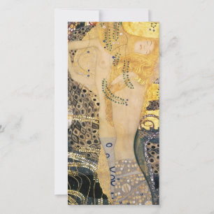 Gustav Klimt - Water Slangen I Bedankkaart