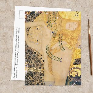 Gustav Klimt - Water Slangen I Briefkaart