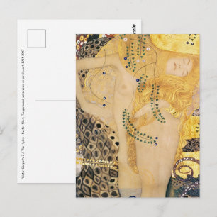Gustav Klimt - Water Slangen I Briefkaart