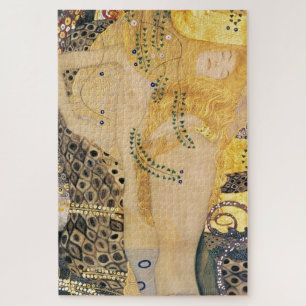 Gustav Klimt - Water Slangen I Legpuzzel