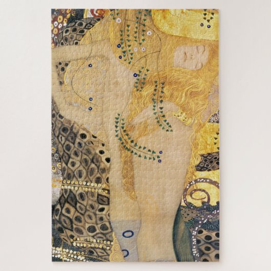 Gustav Klimt - Water Slangen I Legpuzzel (Verticaal)