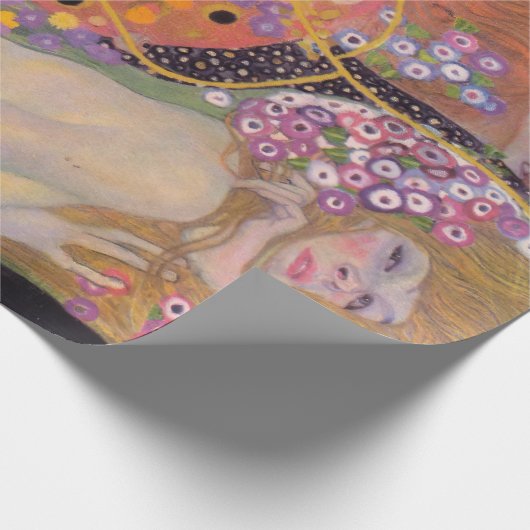 Gustav Klimt - Water Slangen II Cadeaupapier (Hoek)