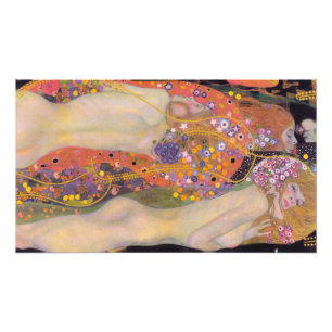 Gustav Klimt - Water Slangen II Foto Afdruk