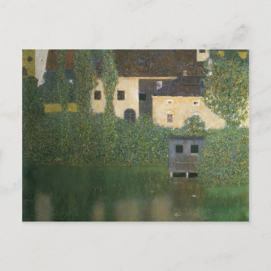 Gustav Klimt - Watergietsel Briefkaart (Voorkant)