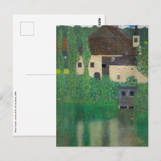 Gustav Klimt - Watergietsel Briefkaart (Voorkant / Achterkant)