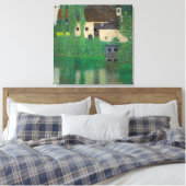 Gustav Klimt - Watergietsel Canvas Afdruk (Insitu (Slaapkamer))