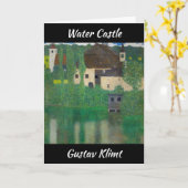 Gustav Klimt - Watergietsel Kaart (Gele Bloem)