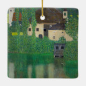Gustav Klimt - Watergietsel Keramisch Ornament (Achterkant)