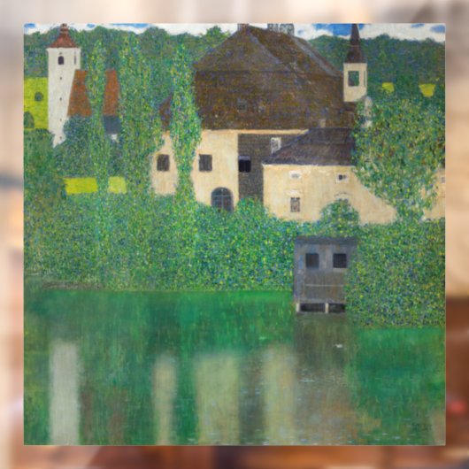 Gustav Klimt - Watergietsel Raamsticker (Vel 2)