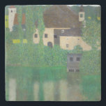 Gustav Klimt - Watergietsel Stenen Onderzetter<br><div class="desc">Water Castle - Gustav Klimt,  Oil on Canvas,  1908</div>