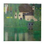 Gustav Klimt - Watergietsel Tegeltje<br><div class="desc">Water Castle - Gustav Klimt,  Oil on Canvas,  1908</div>