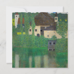 Gustav Klimt - Waterkasteel Bedankkaart