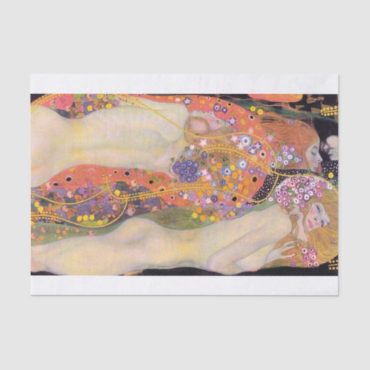 Gustav Klimt | Waterreservoirs II (1907) Tissuepapier (Voorkant)