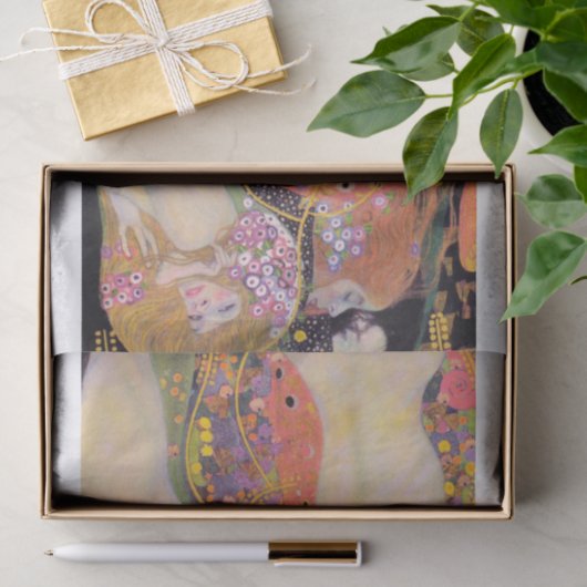 Gustav Klimt | Waterreservoirs II (1907) Tissuepapier (Geschenk)